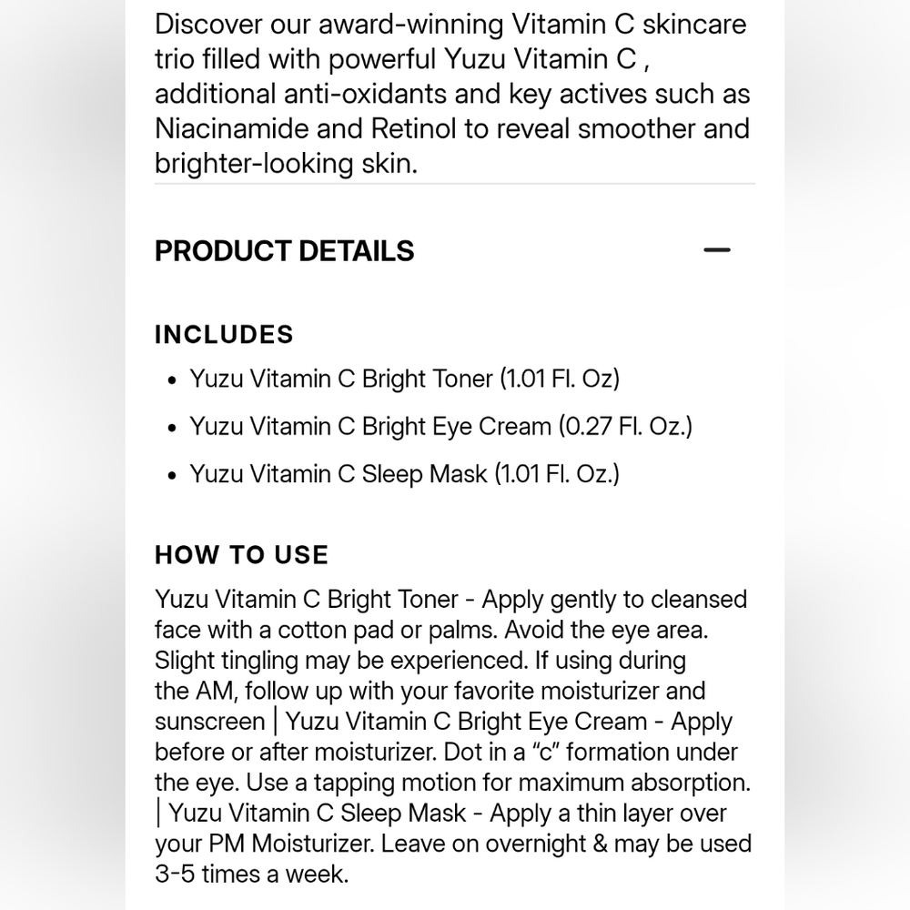 Saturday Skin Yuzu Vitamin C Skincare Set - Picture 5 of 5
